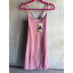 Halara Walk of Fame Blush Pink Athletic Exercise Dress with Built-in Shorts L